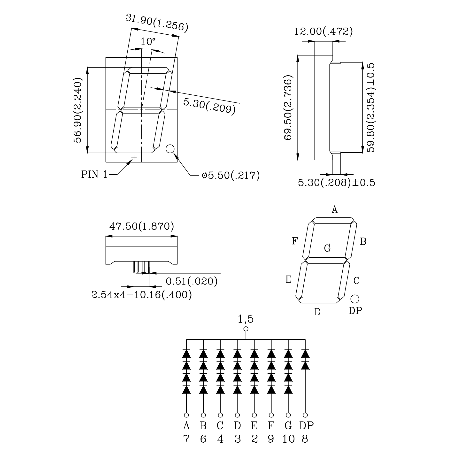 Products｜Display｜Single Digit-2301 - Para Light Electronics Co., Ltd.