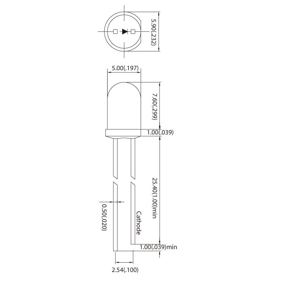Lamp｜5mm｜Round｜Single Color-L513 - Para Light Electronics Co., Ltd.